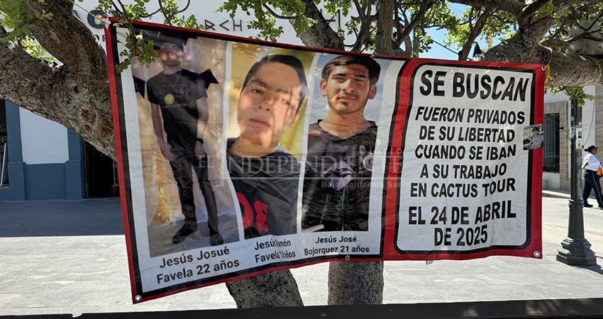 Tres jóvenes de Sinaloa, llegaron a trabajar y desaparecieron en Los Cabos