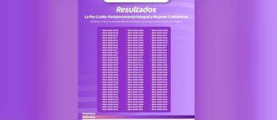 Gobierno de La Paz invitan a consultar resultados del programa “La Paz Cuida” para mujeres cuidadoras