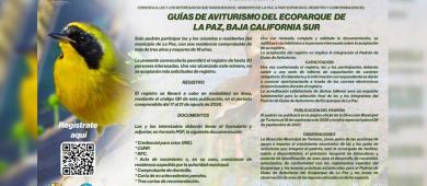 Ecoparque de La Paz, referente nacional de aviturismo; Ayuntamiento impulsa formación de guías especializados