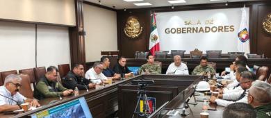 Sesiona Comité Estatal de Protección Civil; sin afectaciones por lluvias y fuertes vientos