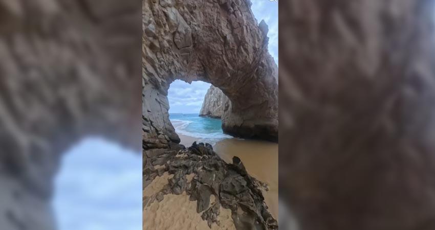 Autoridades piden evitar el Arco de Cabo San Lucas ante riesgo por oleaje