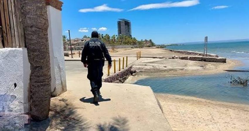 Mantiene Policía Municipal de La Paz recorridos preventivos en la ciudad durante vacaciones