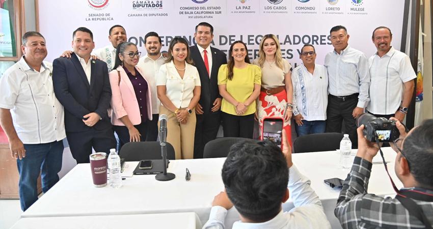 Reducción de tarifas eléctricas, protección de la Sierra de la Laguna, reforma a la Ley del ISSSTE en la agenda de la Conferencia de Legisladores y Alcaldes en BCS