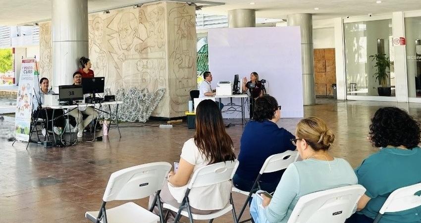 Instalan módulo para tramitar la CURP biométrica en Palacio de Gobierno