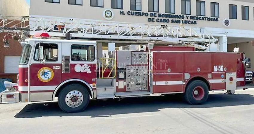 Reconocen con donativo labor de bomberos de Cabo San Lucas, previo al Día Nacional del Bombero