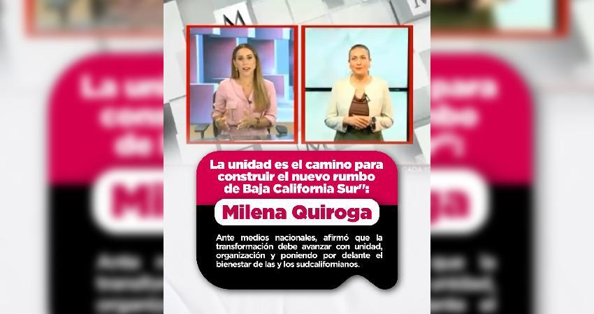 Gobernar con mirada de mujer es construir: Milena Quiroga
