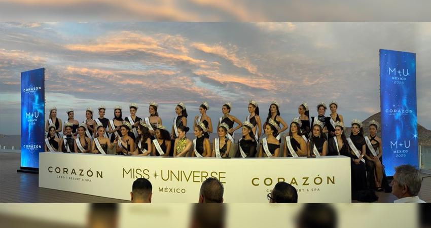 Los Cabos recibe a las 32 candidatas de Miss Universe México 2026; Selene Zazueta representa a BCS