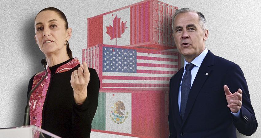 Sheinbaum y Carney respaldan acelerar la renovación del T-MEC
