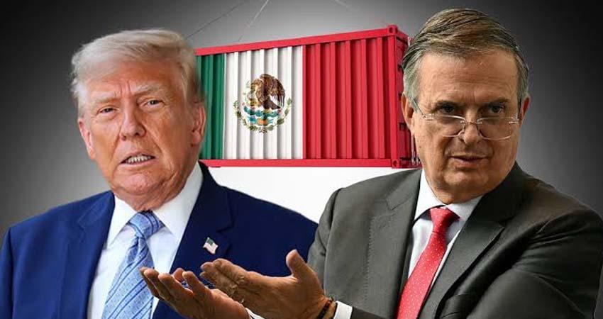 Ebrard viaja a EU para evitar más aranceles: Sheinbaum