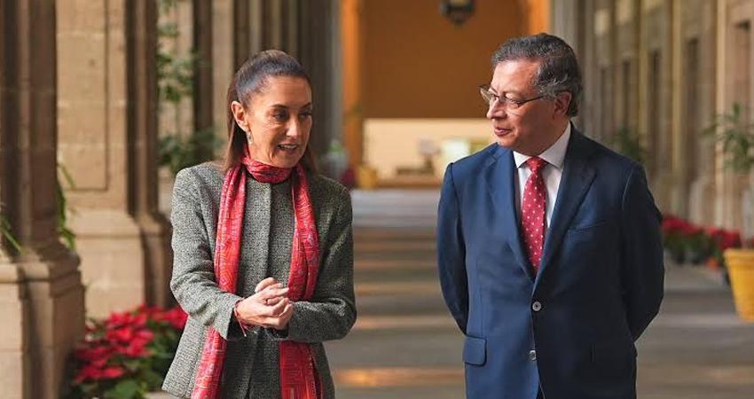 Sheinbaum no prevé reunirse con expresidente colombiano Petro durante su visita a México