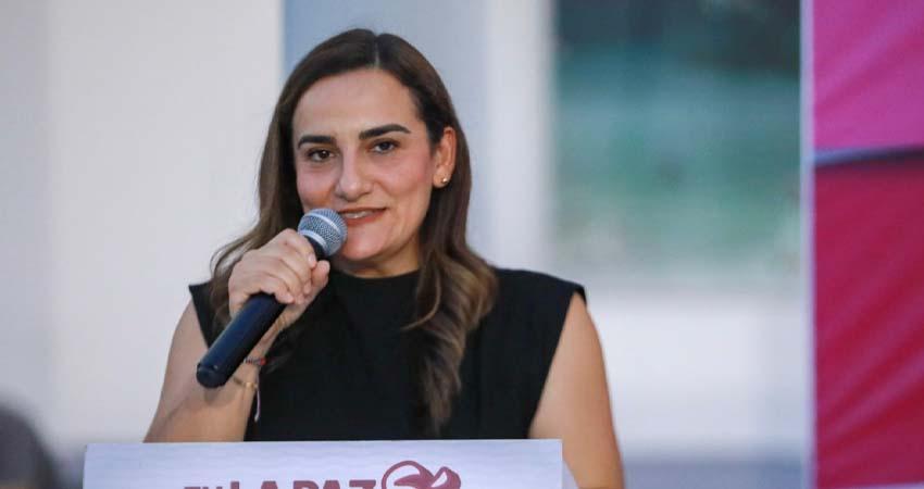 Reconoce Amor Fenech respaldo de Claudia Sheinbaum a La Paz durante sus dos primeros años de gobierno