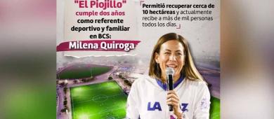“El Piojillo” Cumple dos años como referente deportivo y familiar en BCS: Milena Quiroga