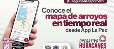 Mantiene Ayuntamiento de La Paz operativo “Cruce Seguro” ante lluvias