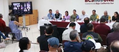 Actualiza Consejo Estatal de Protección Civil situación por lluvias en BCS