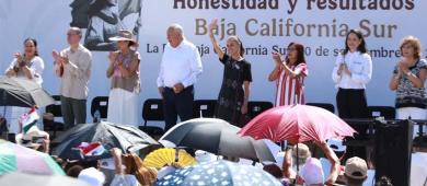 Reconoce Amor Fenech respaldo de Claudia Sheinbaum a La Paz