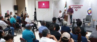 Víctor Castro reconoce trabajo con la Federación; programas sociales benefician a 655 mil 259 personas en BCS
