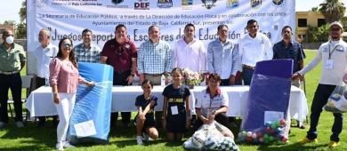 Entregará SEP de BCS material deportivo a coordinaciones de educación física
