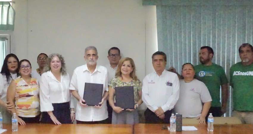 Formalizan CONALEP e ISIPD convenio para fortalecer la inclusión educativa en BCS