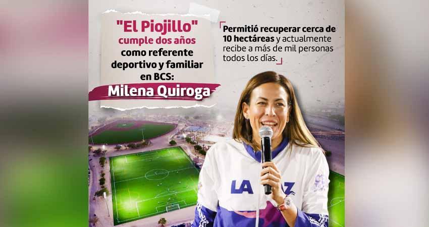 “El Piojillo” Cumple dos años como referente deportivo y familiar en BCS: Milena Quiroga