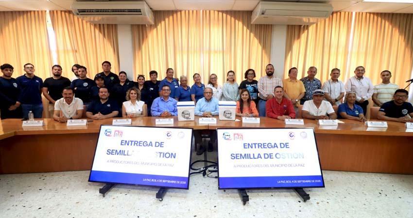 UABCS entrega nueva dotación de semilla de ostión a productores de La Paz