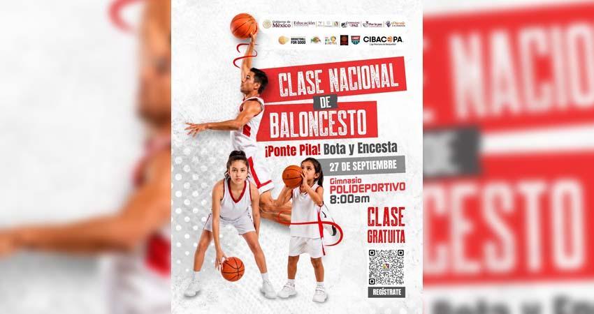 BCS se suma a la Clase Nacional de Baloncesto del programa Ponte Pila