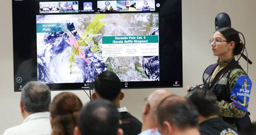 “Polo” podría afectar municipios del centro y norte de BCS; Gobernador pide atender medidas de prevención