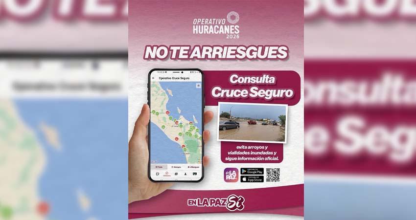 Ayuntamiento de La Paz refuerza llamado a la prevención ante efectos del huracán “Polo”
