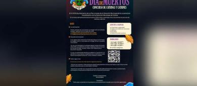 Invita Ayuntamiento de La Paz a jóvenes a participar en el Concurso de Catrinas y Catrines