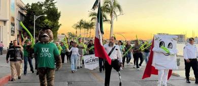 Marchan en BCS por la inclusión, los derechos y la igualdad de oportunidades: ISIPD