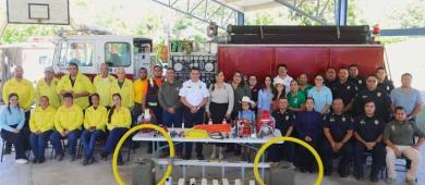 Entrega SEPUIMM equipo a brigadas contra incendios forestales en Los Cabos y Comondú
