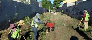 Mantiene Ayuntamiento de La Paz trabajos de rehabilitación y refuerza prevención ante huracán “Simón”
