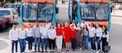 Encabeza Milena Quiroga inicio de operaciones de la ruta Pedregal – Centro del Tiburón Urbano