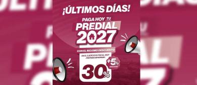 Aprovecha los últimos días con el descuento más alto en el pago de Predial