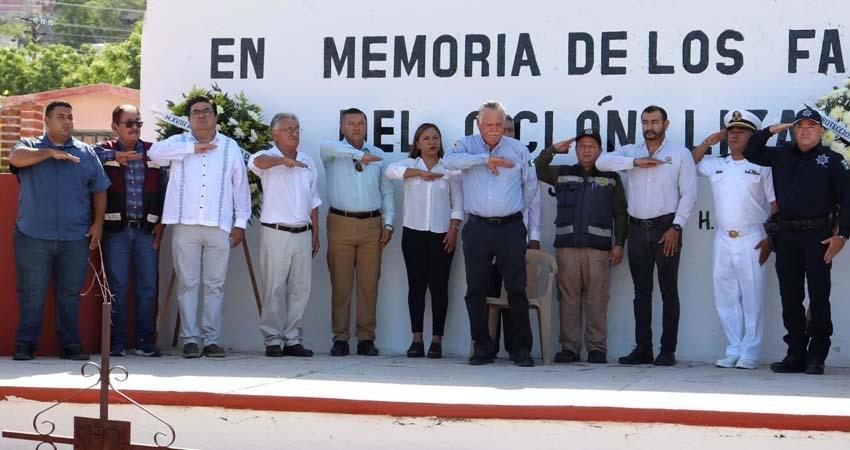 Conmemoran 50 aniversario luctuoso de las víctimas del ciclón Liza