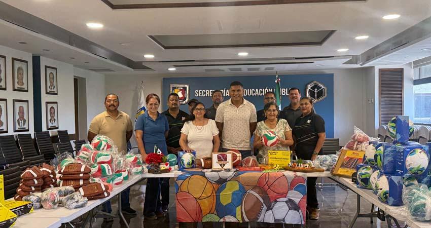 SEP inicia entrega de material para Juegos Deportivos Escolares