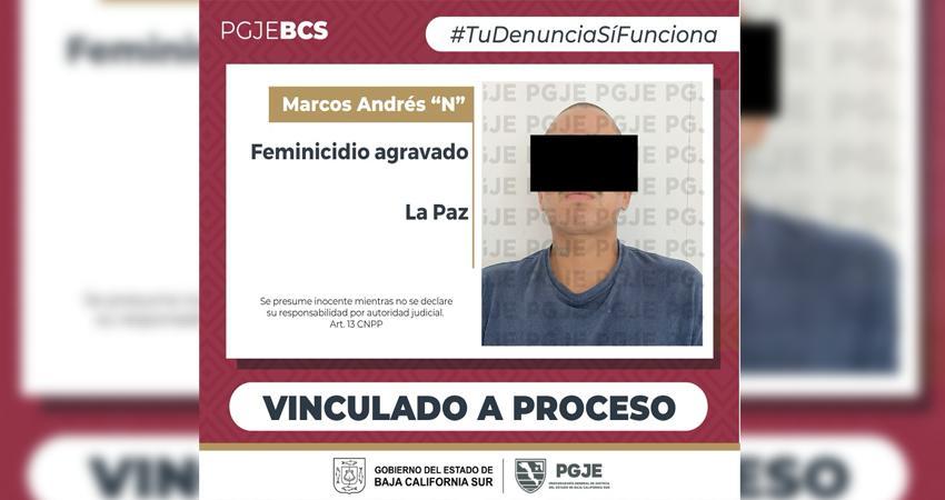 Trabajador de Servicios Públicos, vinculado por feminicidio en La Paz