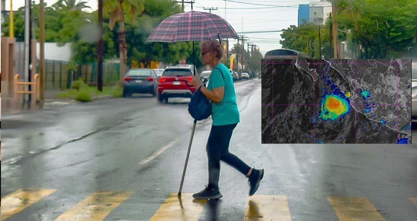 Lluvias y viento para BCS este martes; vigilan al huracán Simón