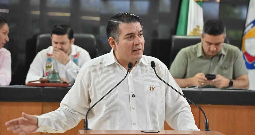 Rinde informe legislativo y de gestión el diputado Christian Fabrizio del Castillo Miranda