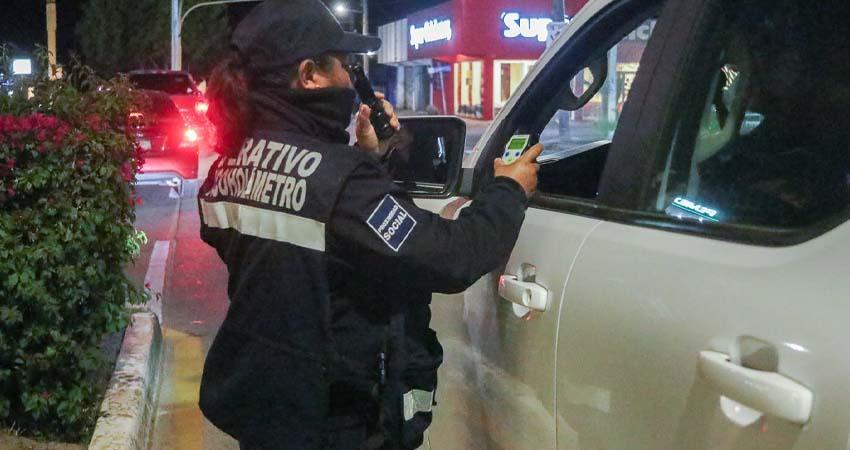 Realiza Ayuntamiento de La Paz operativo de alcoholimetría y acciones de prevención vial