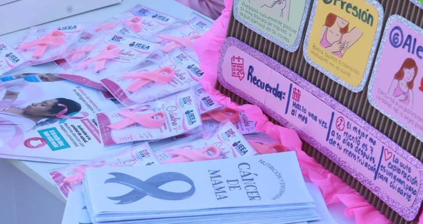 Conmemora Víctor Castro lucha contra el cáncer de mama y destaca acciones para su detección temprana en BCS