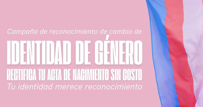 Abre Inclusión Municipal convocatoria para apoyar el reconocimiento legal de la identidad de género