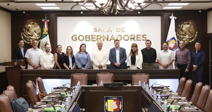 Se reúne Gobernador de BCS con el cónsul de Estados Unidos en Tijuana; fortalece la colaboración institucional