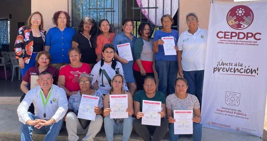 Realiza SSPE acciones de prevención del delito en los cinco municipios de BCS