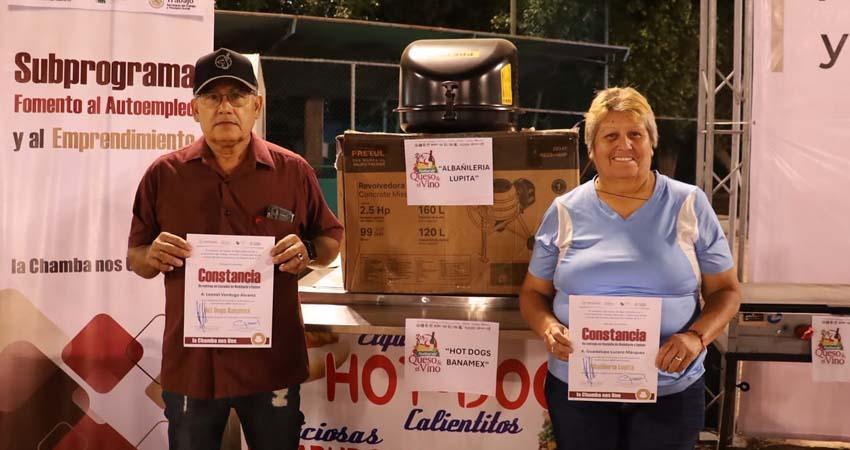Entrega SNE equipos de trabajo a 29 emprendedores de tres municipios de BCS