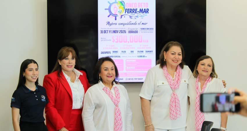 Invita SETUE a participar en el torneo femenil de pesca Onco Reto Ferre-Mar 2026