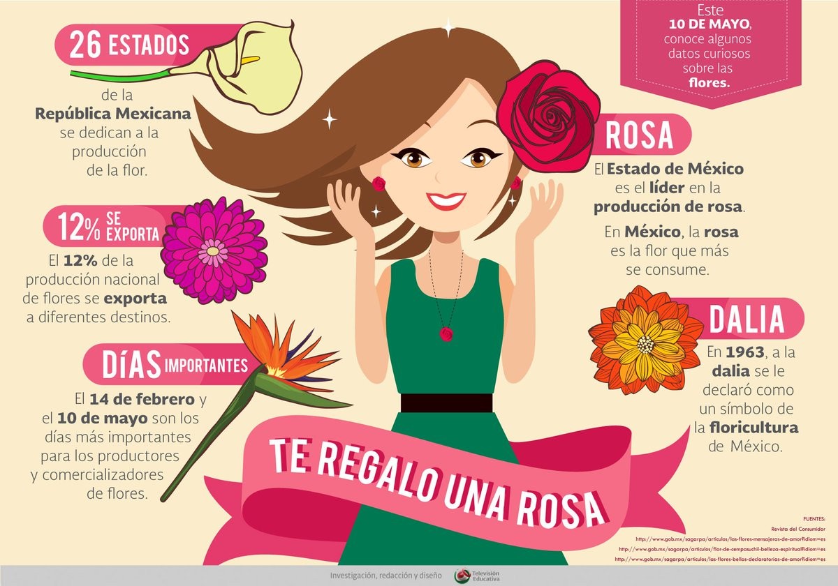 Las rosas el regalo del 10 de Mayo