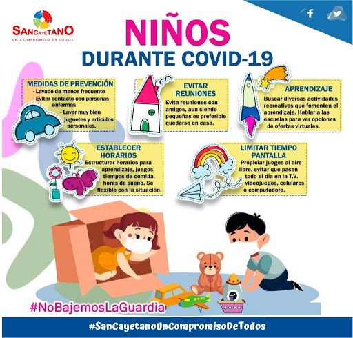 Niños covid