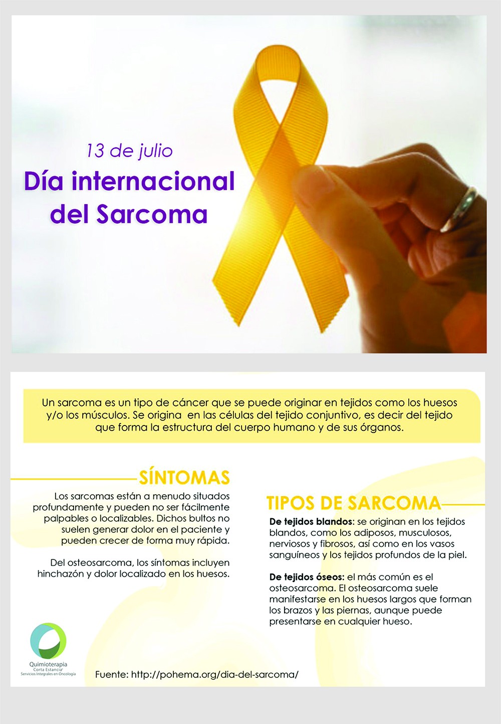 Día mundial del sarcoma