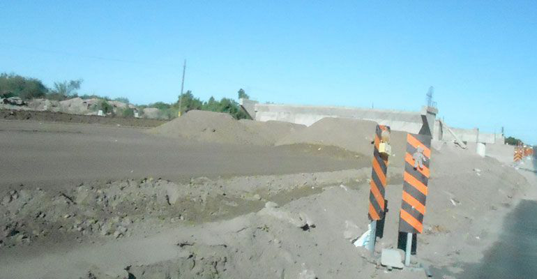 Pasmadas las obras del puente Pino Payas
