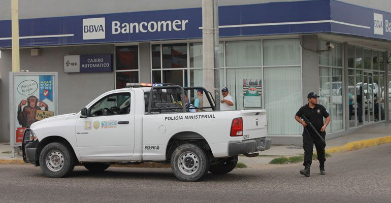 Asaltan Bancomer, el primer asalto del año